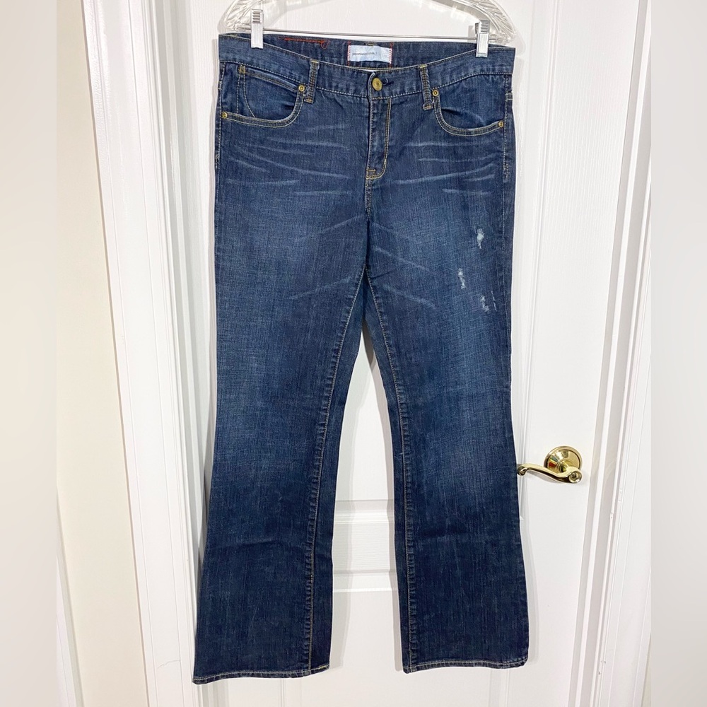 Y2K PD&C Distressed Bootcut High Waist Jeans Size 31 Paper Denim & Cloth
